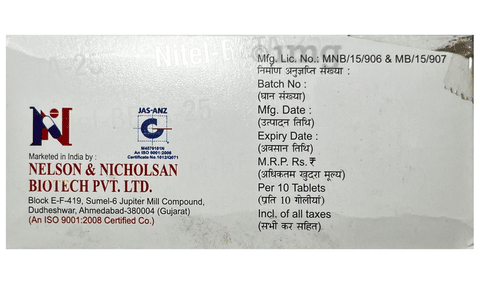 Nitel-Beta 25 Tablet ER image