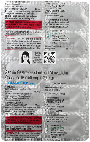 Tonact-ASP 20/150 Capsule image Tonact-ASP 20/150 Capsule image