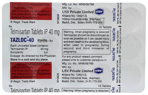 TAZloC 40 Tablet image
