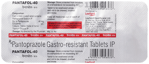 Pantafol 40mg Tablet image Pantafol 40mg Tablet image