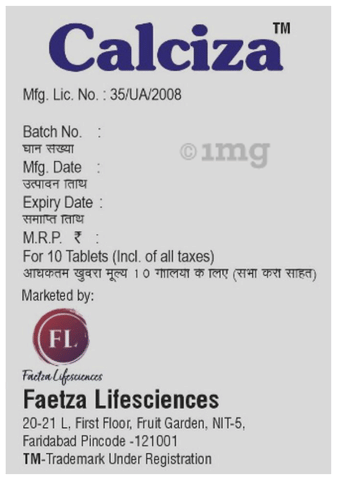 Calciza Tablet image Calciza Tablet image