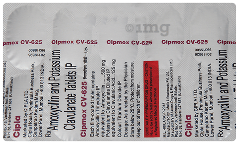Cipmox CV 625 Tablet image