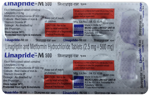 Linapride-M 500 Tablet image Linapride-M 500 Tablet image