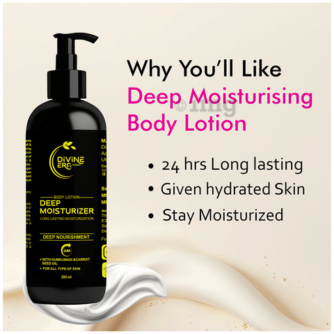 Divine Era Herbal Deep Moisturizer Body Lotion: Buy pump bottle of