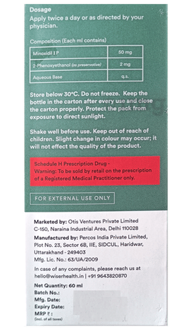 Wiser Men Build Minoxidil Topical Solution image Wiser Men Build Minoxidil Topical Solution image