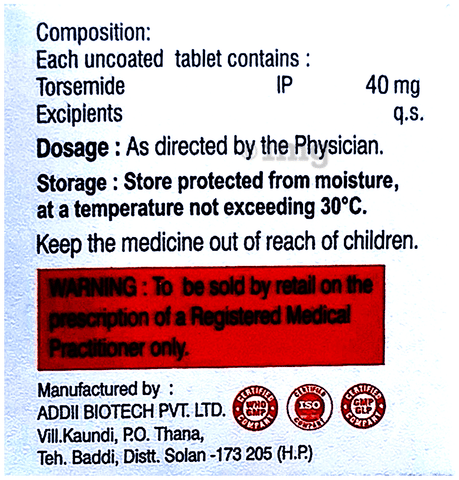 Torglanz 40 Tablet image Torglanz 40 Tablet image