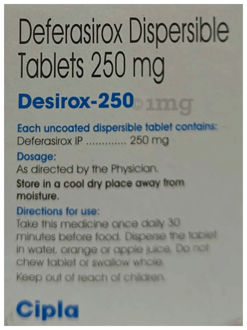 Desirox 250mg Tablet image