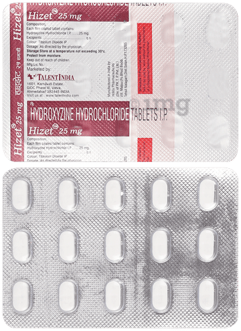 Hizet 25mg Tablet image