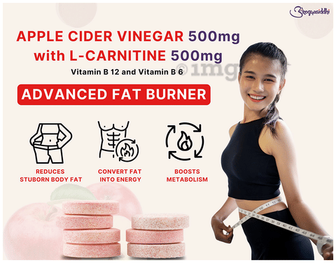 apple cider vinegar and l carnitine Dr.Provit Apple Cider Vinegar with L-Carnitine for Weight Loss, Converts  Fat into Energy Price in India main image 0