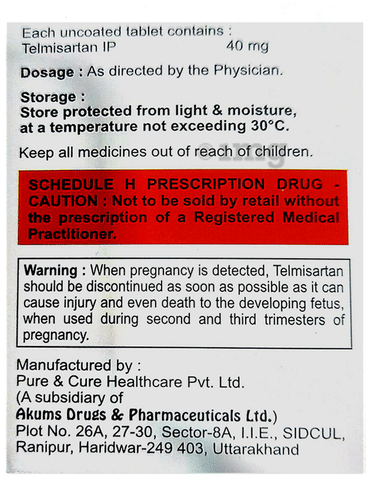 Telbax 40 Tablet image