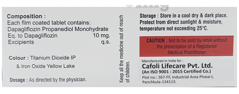 Dapoflit 10 Tablet image Dapoflit 10 Tablet image