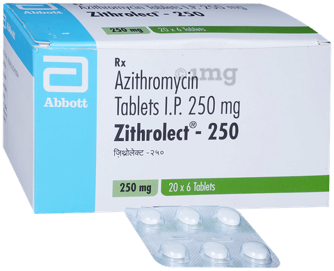 Zithrolect 250 Tablet image