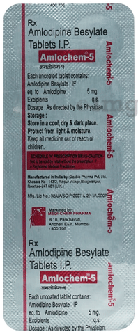 Amlochem 5mg Tablet image
