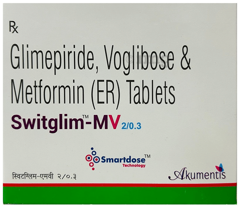 Switglim-MV 2/0.3 Tablet ER image Switglim-MV 2/0.3 Tablet ER image