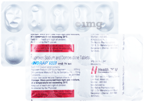 Ndrap 500mg/10mg Tablet