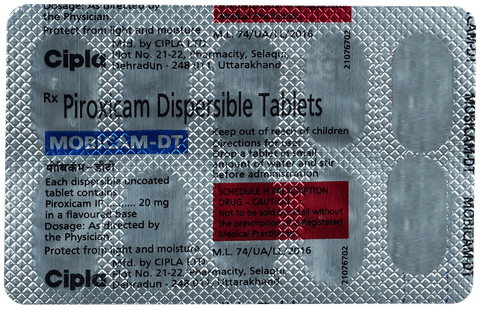 Mobicam 20mg Tablet DT image Mobicam 20mg Tablet DT image