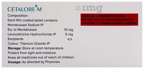 Cetalore-M 5mg/10mg Tablet
