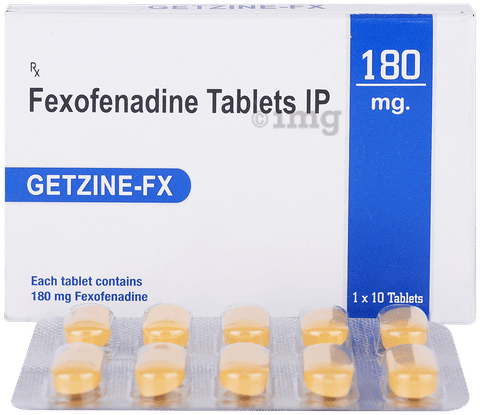 Getzine FX 180mg Tablet image