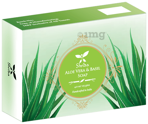 Shrida Aloe Vera & Basil Soap image