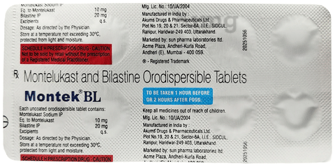 Montek BL Tablet image Montek BL Tablet image