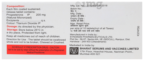 Miprogen 200mg Tablet SR