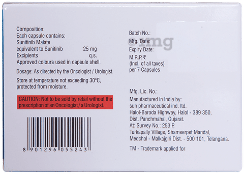 Sunixar 25 Capsule image