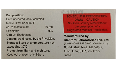 Montegress 10mg Tablet image