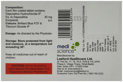 Poxestay 30mg Tablet image Poxestay 30mg Tablet image