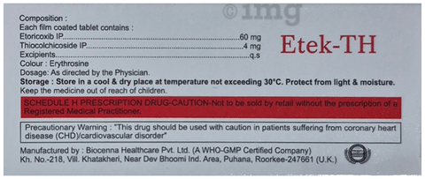 Etek-TH Tablet image Etek-TH Tablet image