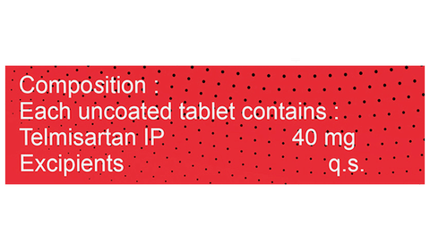 Telmikind 40 Tablet image Telmikind 40 Tablet image