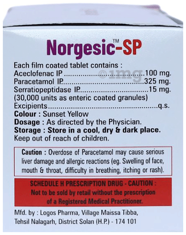Norgesic-SP Tablet image