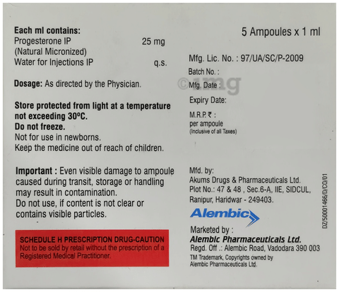 Gestofit  SR 25 Injection image