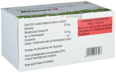 Bilasure M 20mg/10mg Tablet image Bilasure M 20mg/10mg Tablet image