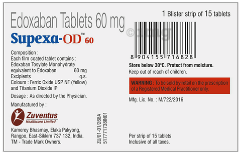 Supexa-OD 60 Tablet image