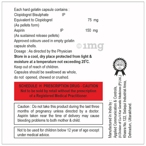 Clogrel-A Capsule SR image