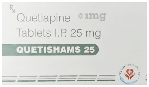 Quetishams 25 Tablet image