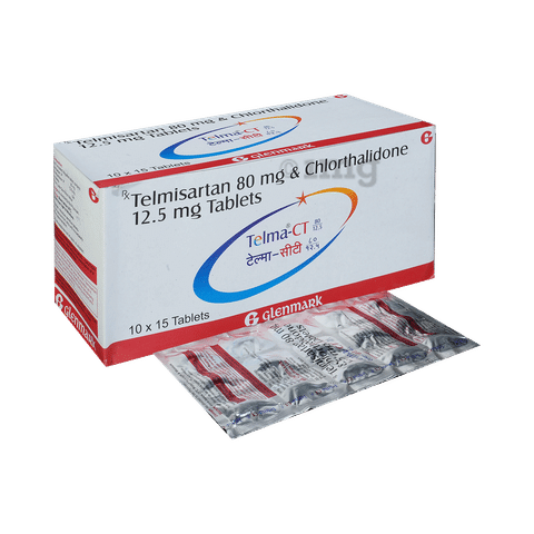 Telma-CT 80/12.5 Tablet: View Uses, Side Effects, Price and Substitutes