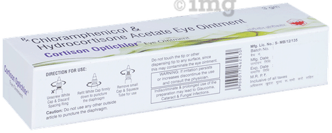 Cortison Optichlor Eye Ointment image