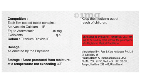 Atorfib 40mg Tablet image Atorfib 40mg Tablet image