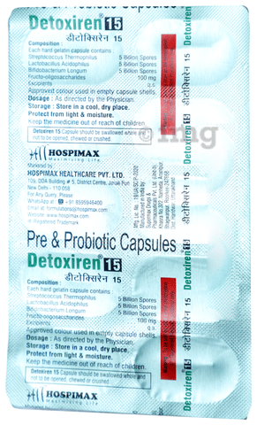 Detoxiren 15 Capsule image Detoxiren 15 Capsule image