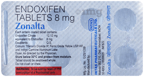Zonalta 8mg Tablet image Zonalta 8mg Tablet image
