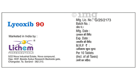 Lycoxib 90 Tablet image