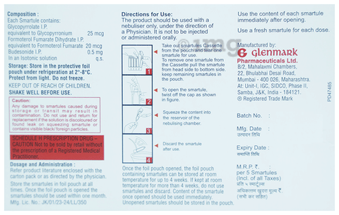 Glenmark Airz-FB Smartules (2ml Each) image Glenmark Airz-FB Smartules (2ml Each) image