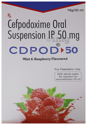 Cdpod 50 Oral Suspension Mint & Raspberry image Cdpod 50 Oral Suspension Mint & Raspberry image