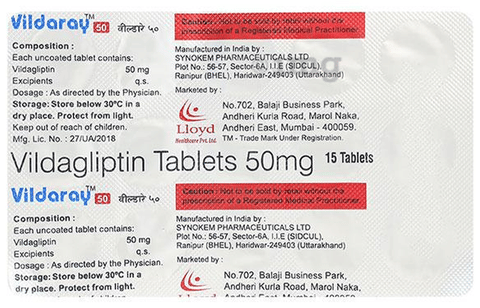Vildaray 50 Tablet image Vildaray 50 Tablet image