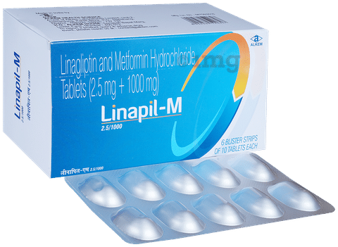 Linapil-M 2.5/1000 Tablet