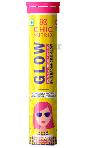 chicnutrix glutathione Chicnutrix Glow Glutathione tablets for Even-Toned Skin main image 1