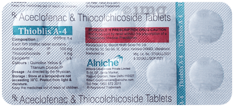Thioblis A 4 Tablet image