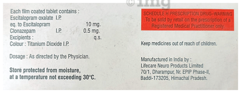 Esirac Plus 0.5mg/10mg Tablet