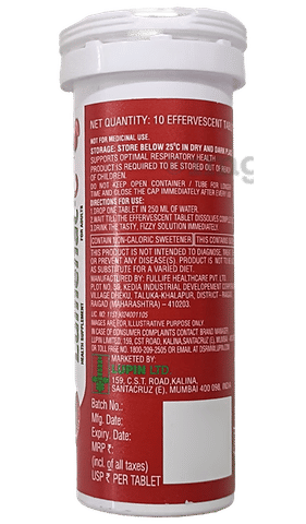 Lumenac C Effervescent Tablet Strawberry image Lumenac C Effervescent Tablet Strawberry image